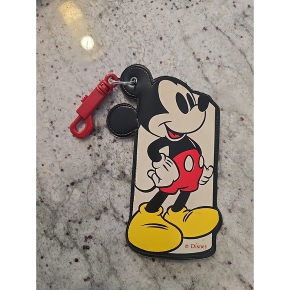 Vintage Disney‎ Child Mickey Mouse Eye Glass Case W/Belt Hook